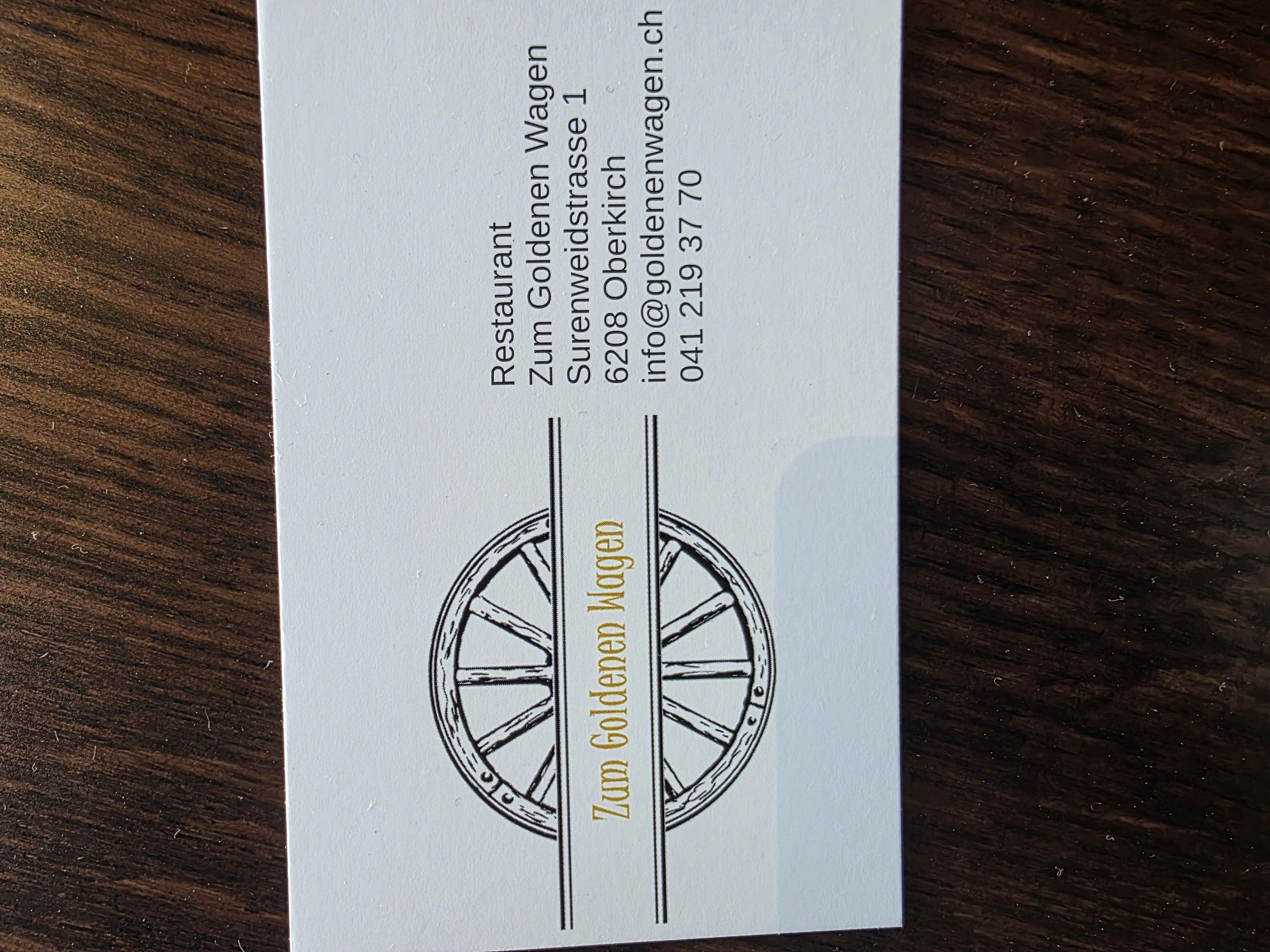 Zum Goldenen Wagen
